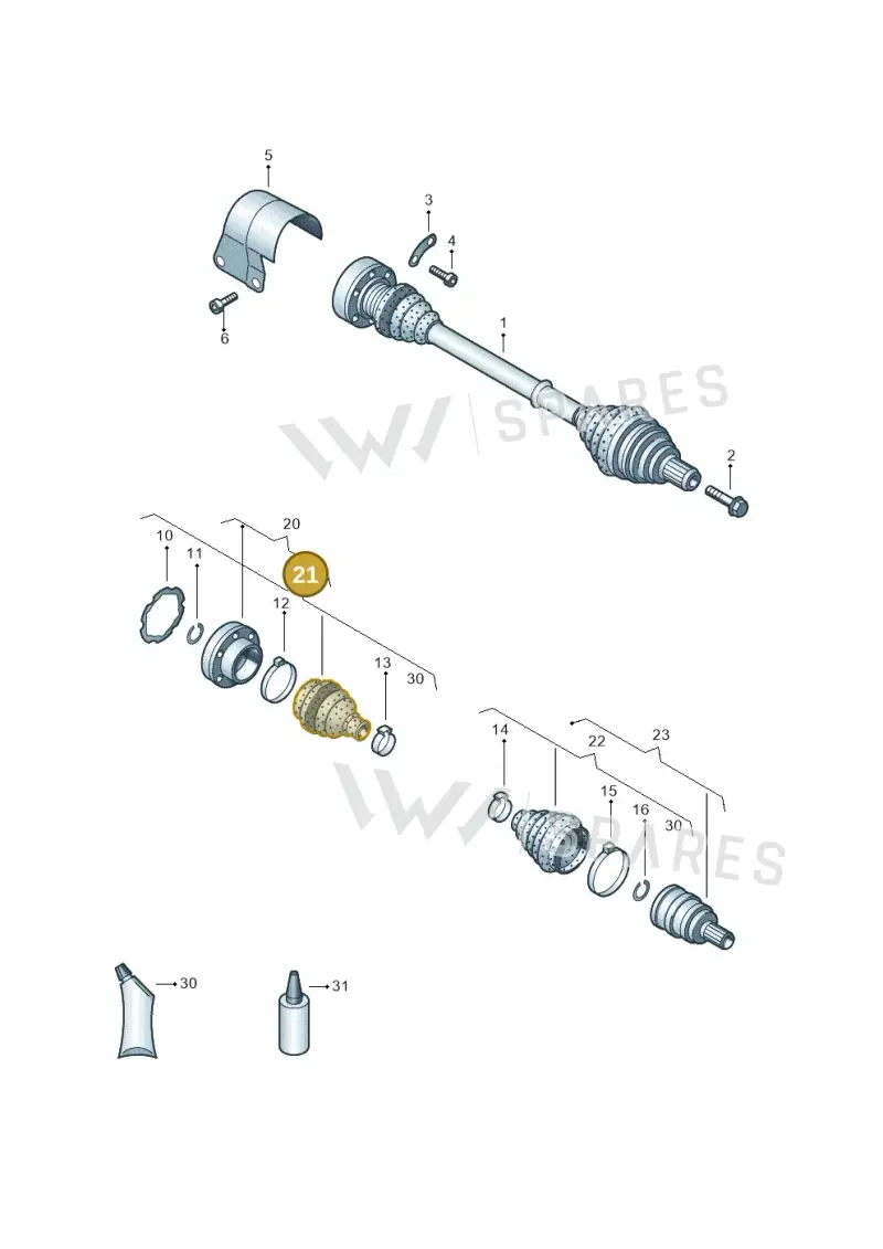 5QM498201 — Skoda Karoq (2017-2022) diagram 793407200, position 21