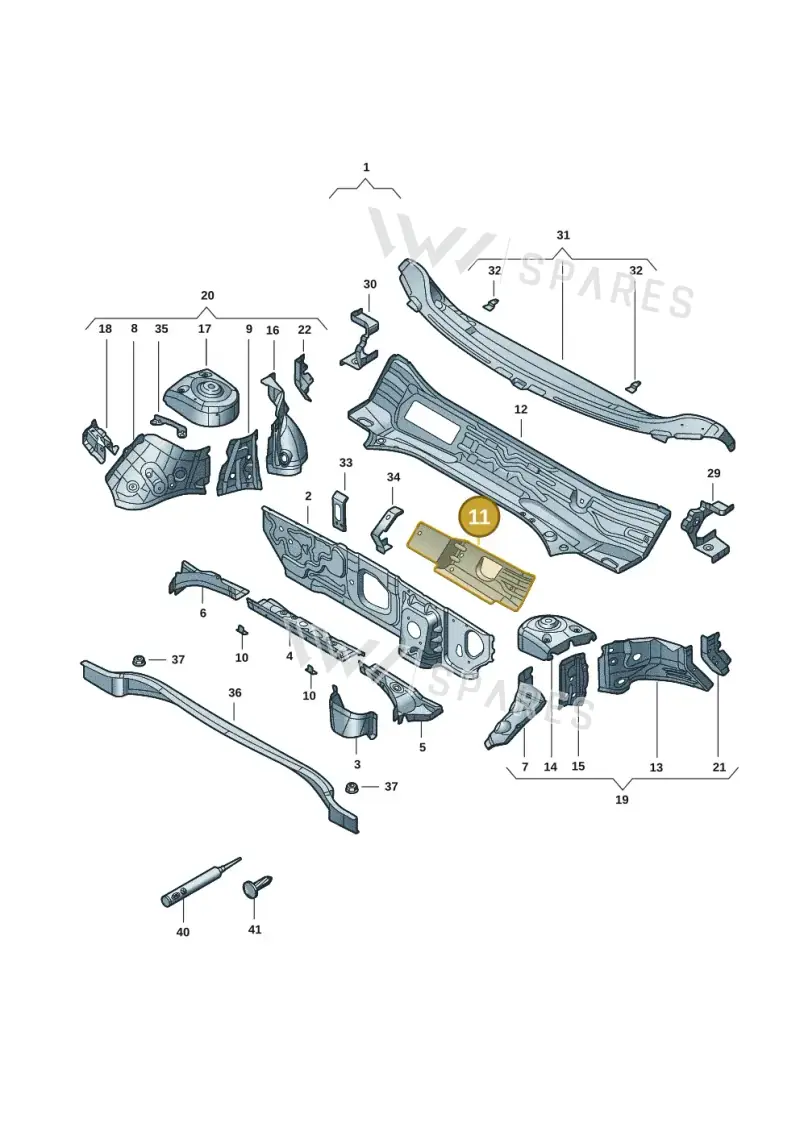 5QN806669 — Skoda Kodiaq (2024-) diagram 57x805200, position 11