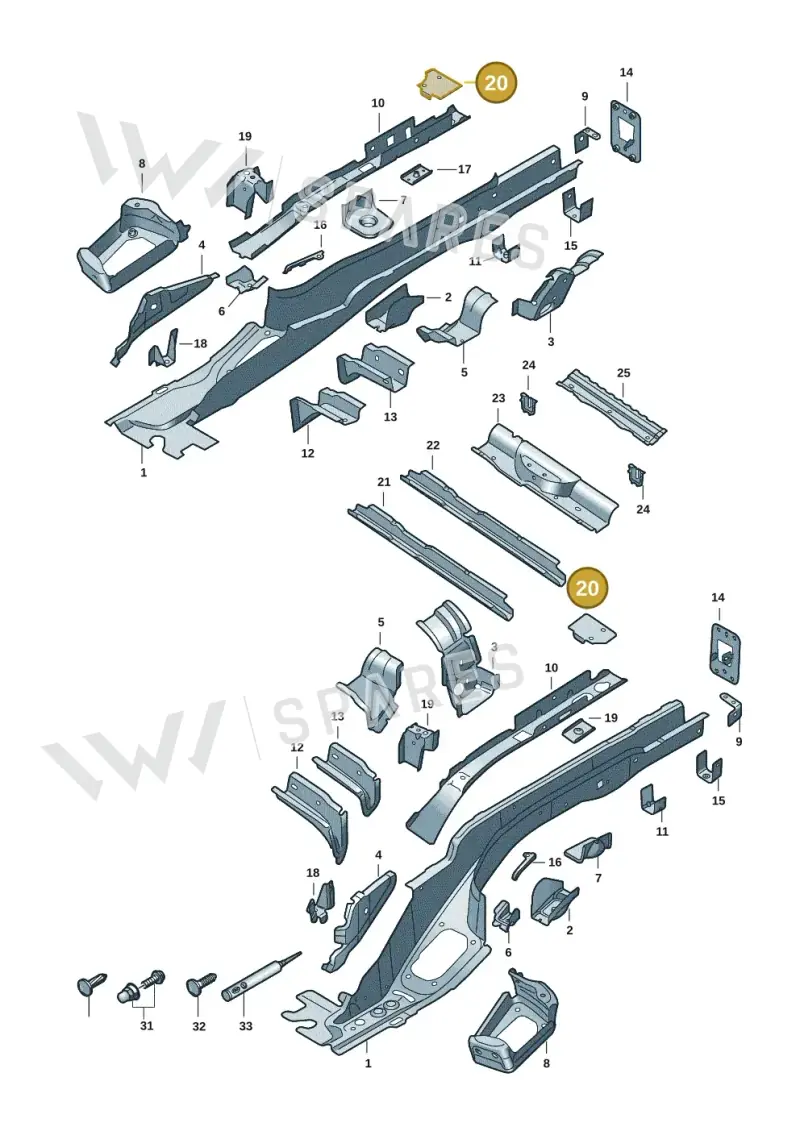 5QN814310 — Skoda Kodiaq (2024-) diagram 57h803310, position 20