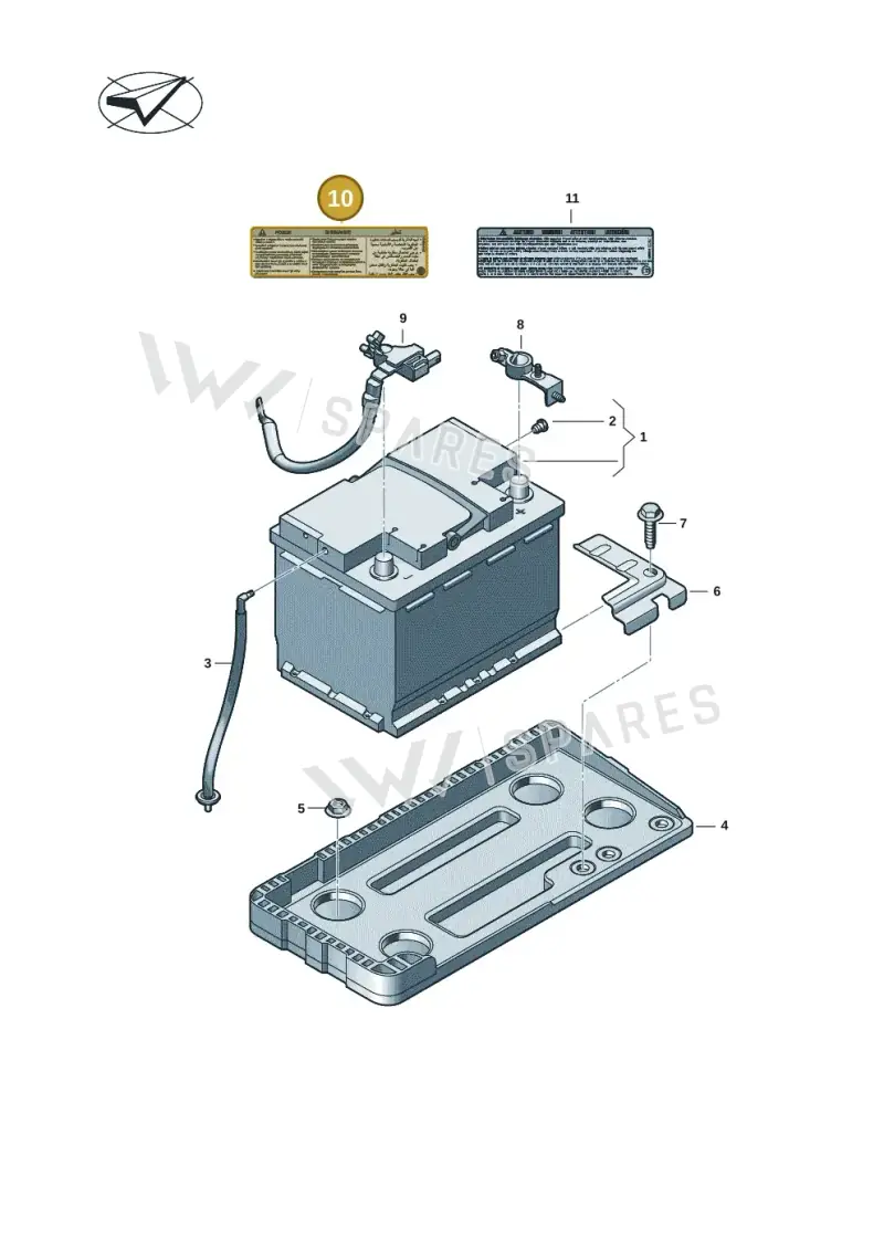 5QS010006 — Skoda Superb Combi (2023-) diagram 3j0915020, position 10