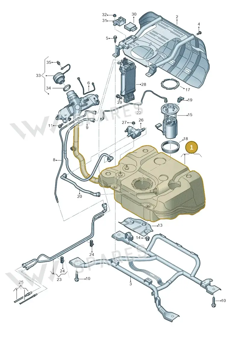 5QS201055 — Skoda Kodiaq (2024-) diagram 884201050, position 1