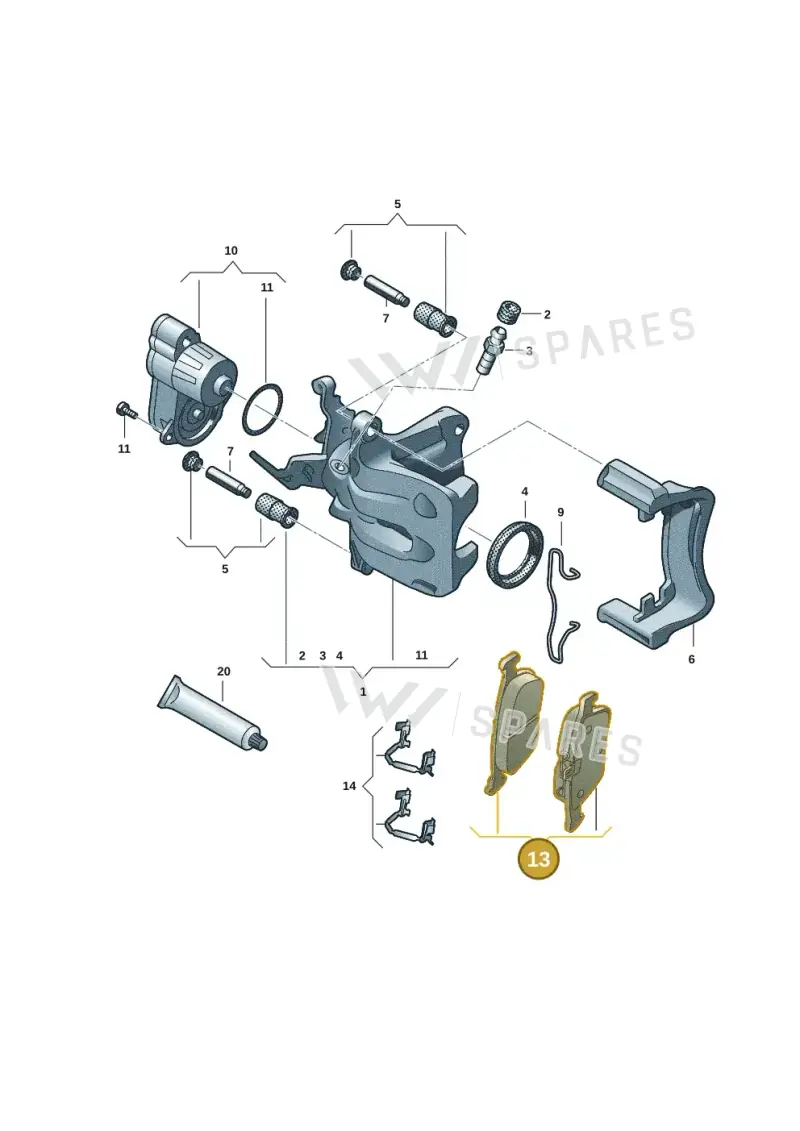 5QS698451 — Skoda Kodiaq (2024-) diagram 57x615670, position 13