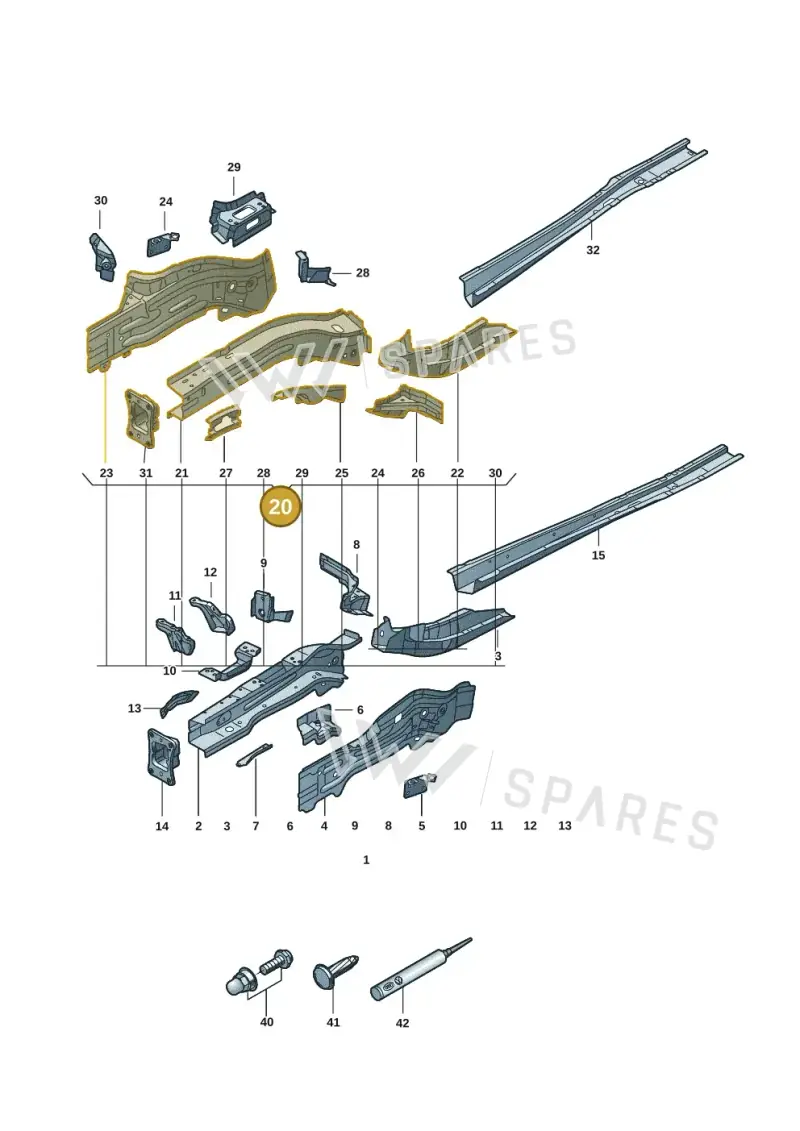 5QS802036D — Skoda Kodiaq (2024-) diagram 57h803000, position 20