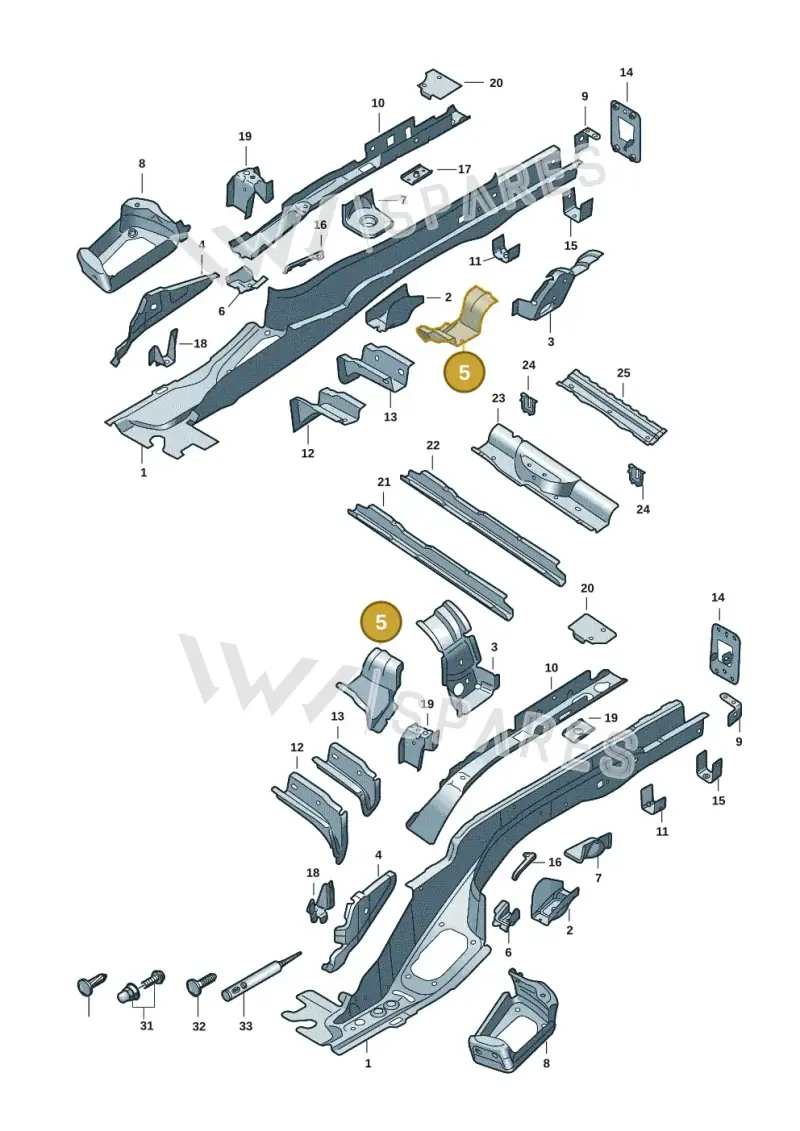 5QS803065 — Skoda Kodiaq (2024-) diagram 57h803310, position 5