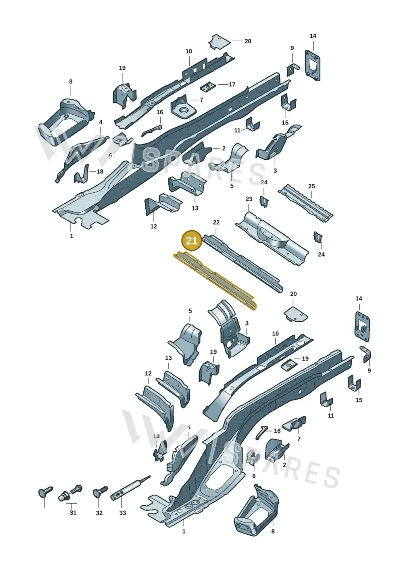 5QS803223 — Skoda Kodiaq (2024-) diagram 57h803310, position 21