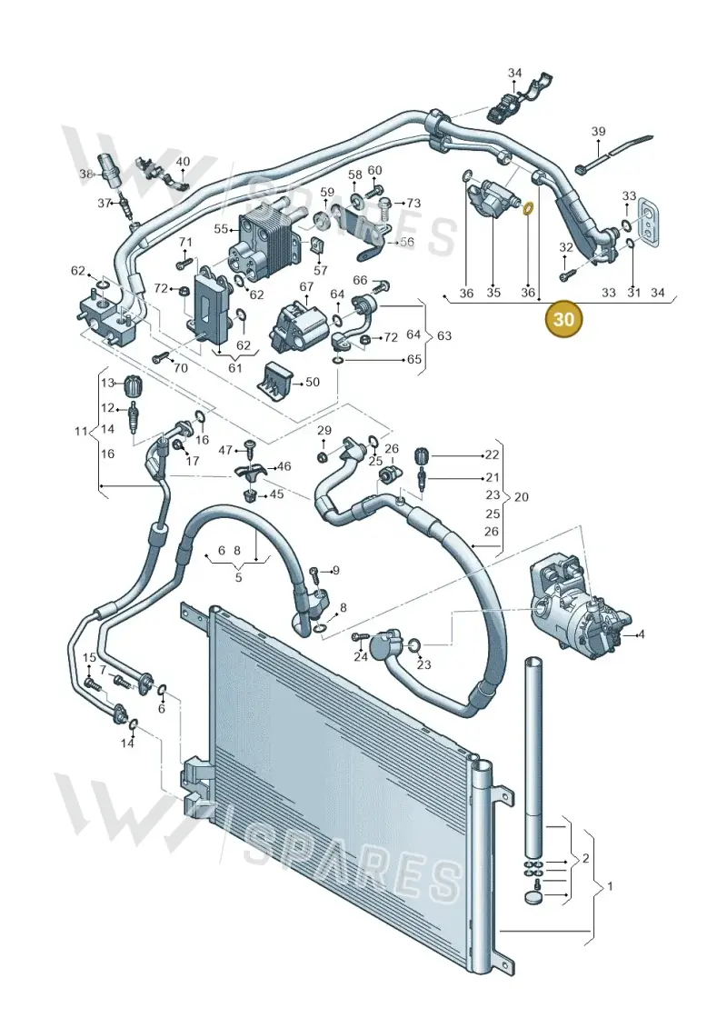 5QS816738A — Skoda Kodiaq (2024-) diagram 596260702, position 30