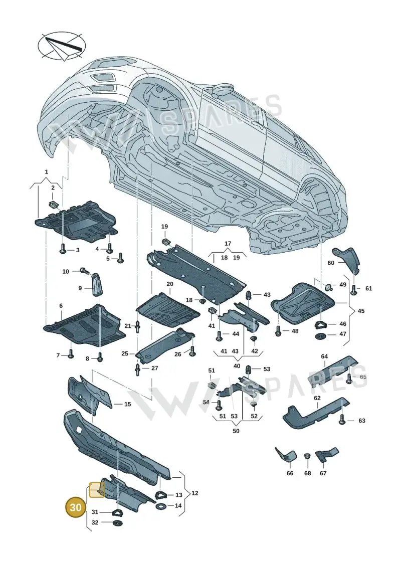 5QS825613 — Skoda Kodiaq (2024-) diagram 57h825000, position 30