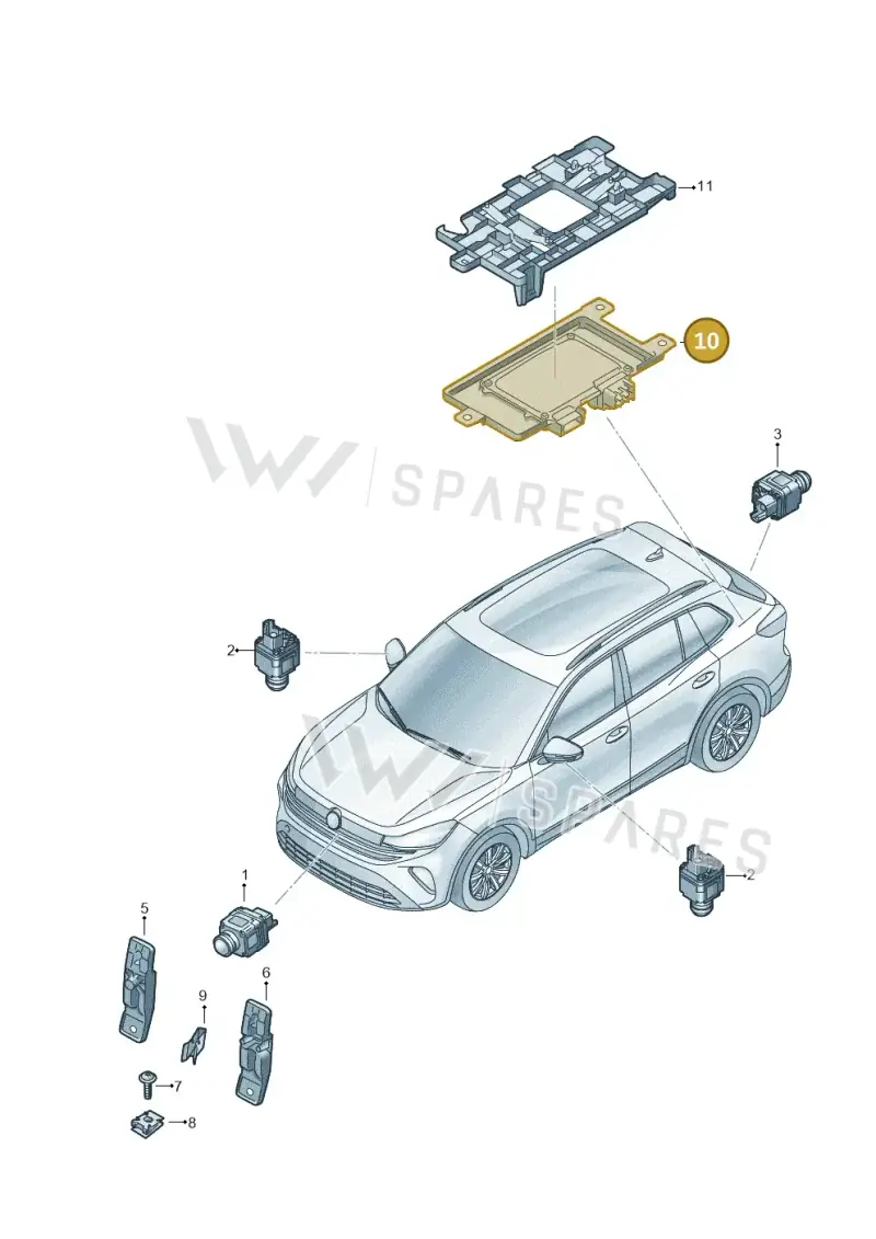 5QS907556B — Skoda Kodiaq (2024-) diagram 57h907125, position 10