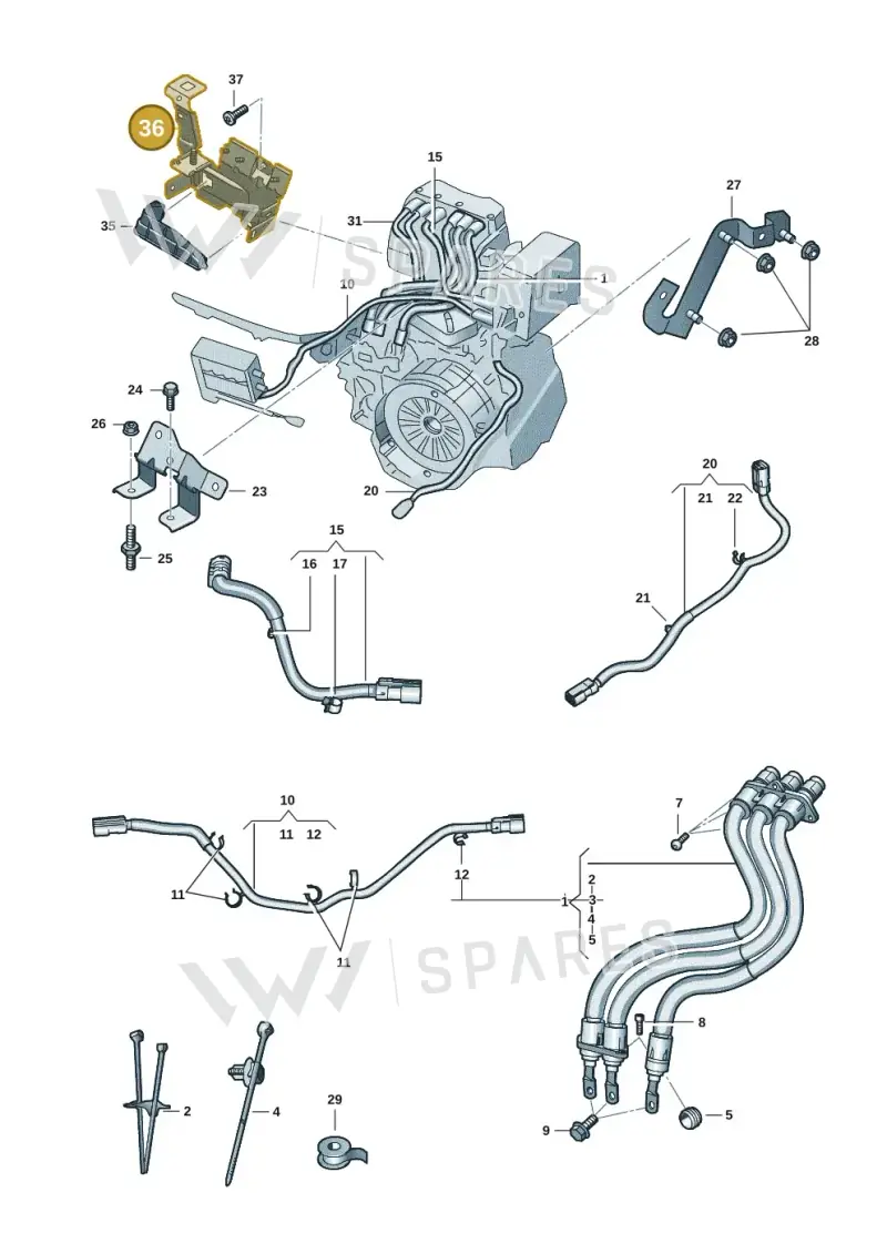 5QS971844 — Skoda Kodiaq (2024-) diagram 57x970110, position 36