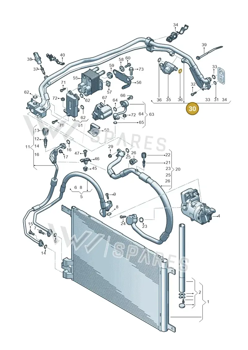 5QT816738A — Skoda Kodiaq (2024-) diagram 596260702, position 30