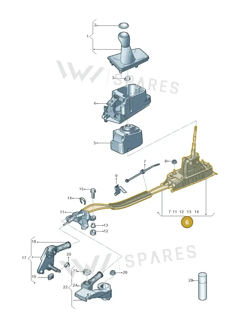 5R3711049H — Skoda Kamiq (2019-) diagram 837711300, position 6