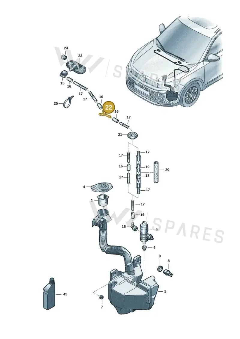5TA955873 — Skoda Kodiaq (2024-) diagram 57x955100, position 22