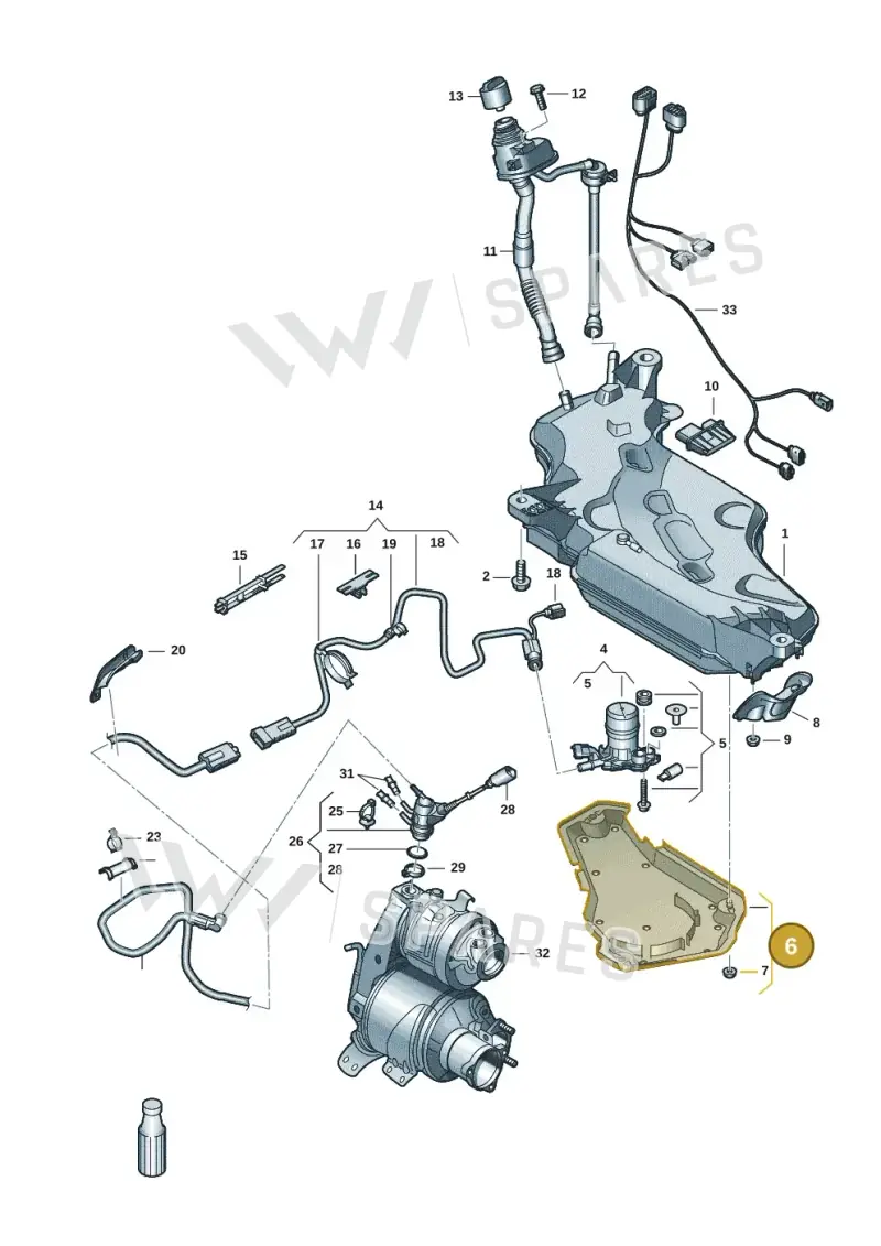 5WA131331 — Skoda Karoq (2017-2022) diagram 834201105, position 6