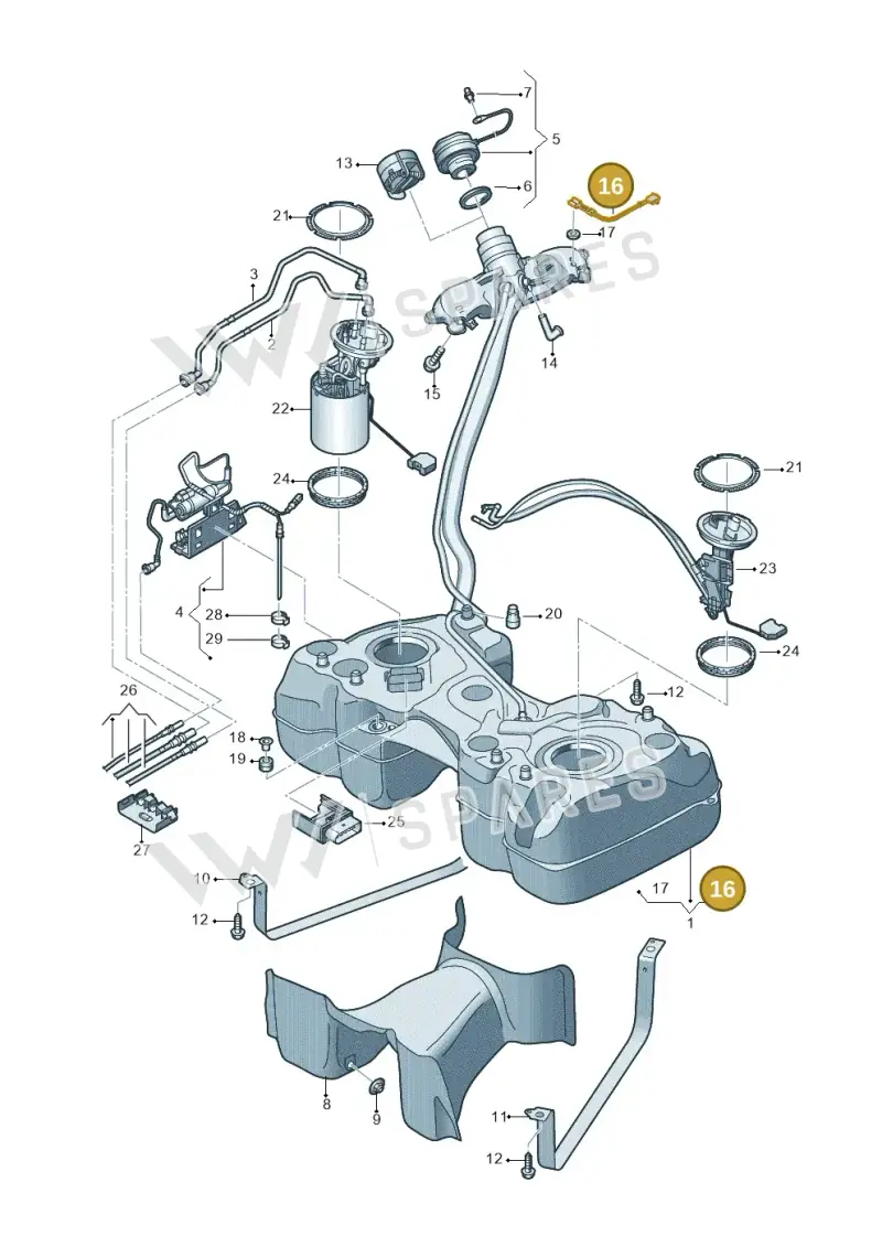 5WA201142G — Skoda Kodiaq (2024-) diagram 884201650, position 16