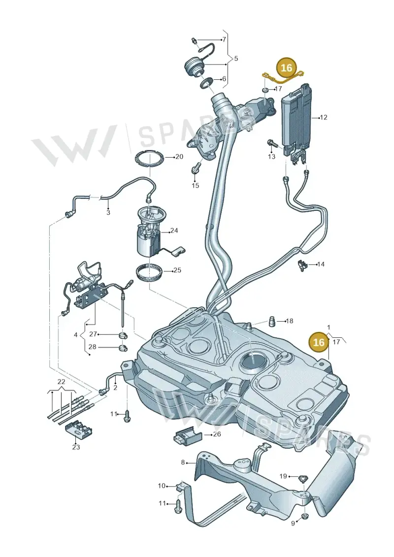 5WA201142G — Skoda Kodiaq (2024-) diagram 869201400, position 16