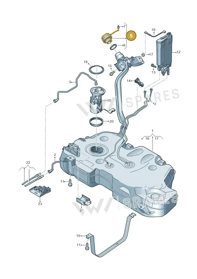 5WA201550E — Skoda Fabia (2021-) diagram 837201400, position 5