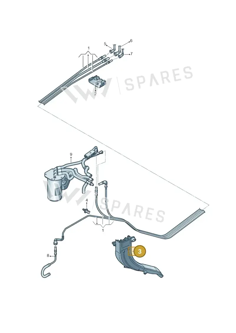 5WA201973 — Skoda Octavia (2017-2020) diagram 746201250, position 3