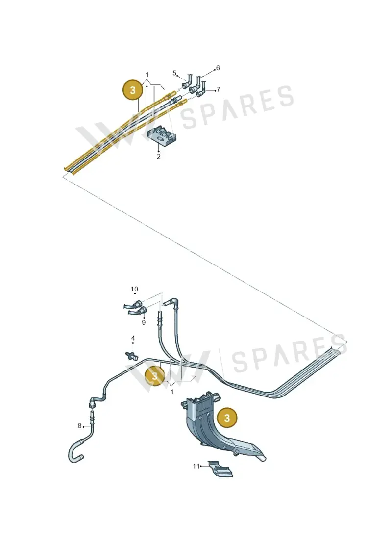 5WA201973M — Skoda Octavia (2019-2024) diagram 793201150, position 3