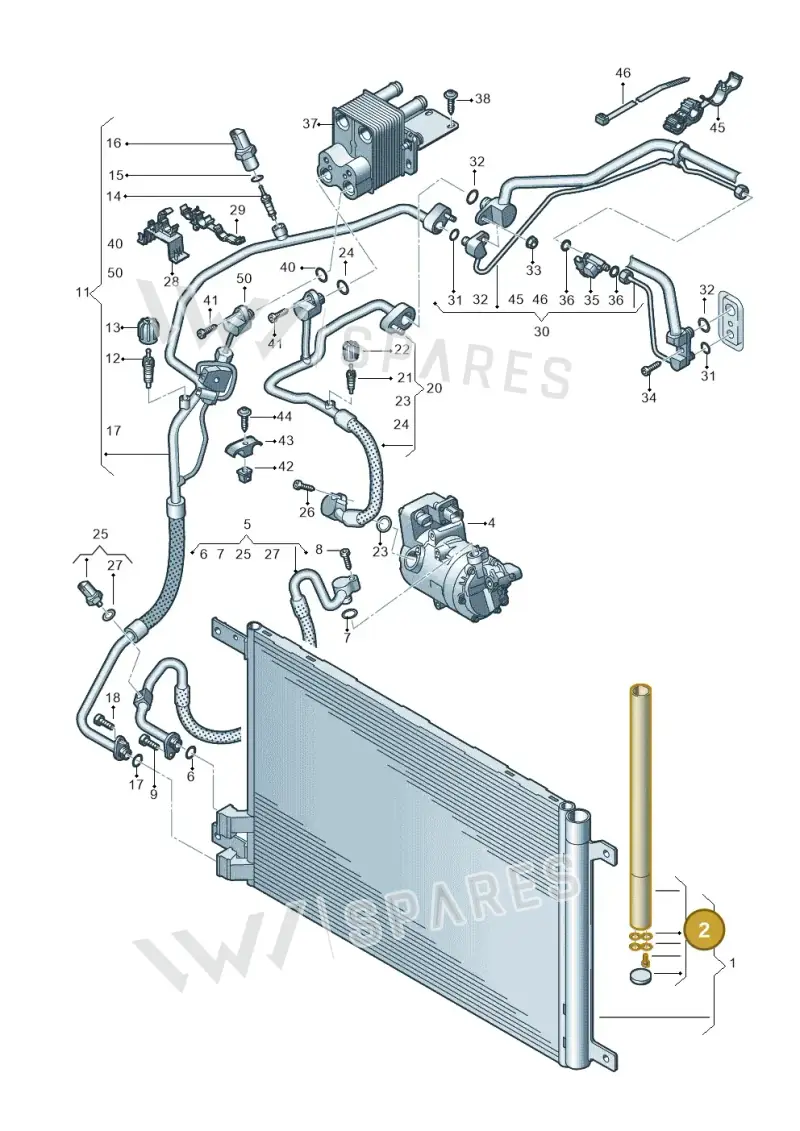 5WA298403A — Skoda Octavia (2019-2024) diagram 585260060, position 2