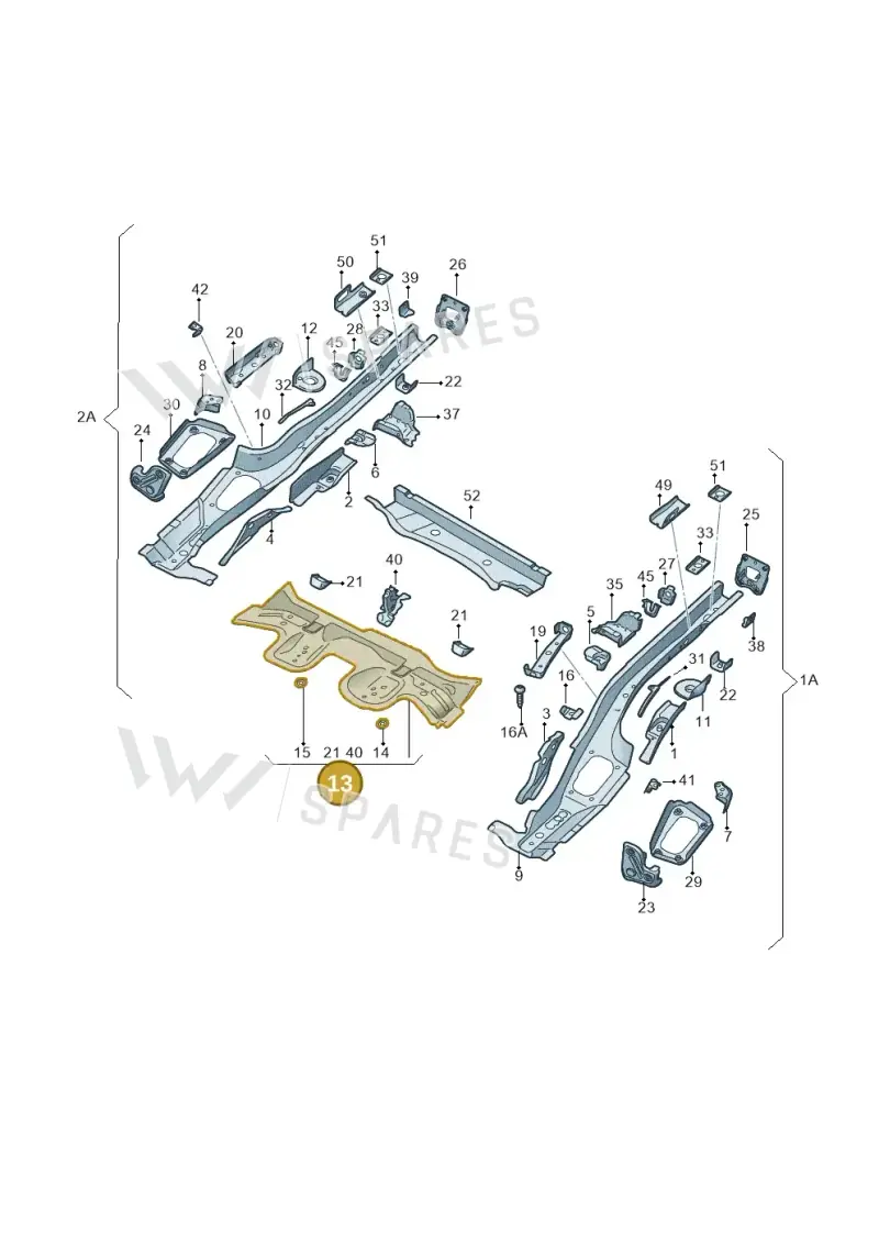 5WA803531B — Skoda Octavia (2019-2024) diagram 585803010, position 13