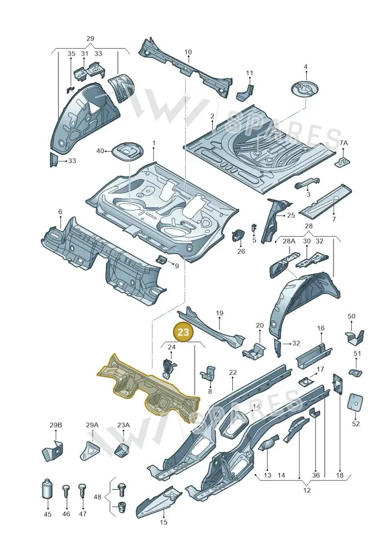 5WA803531C — Skoda Octavia (2017-2020) diagram 805803010, position 23