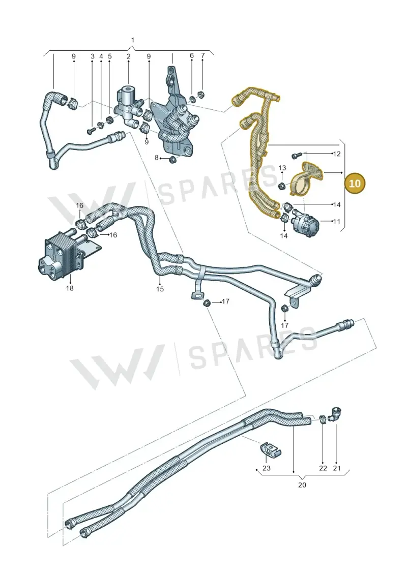 5WA820499 — Skoda Octavia (2019-2024) diagram 746819950, position 10