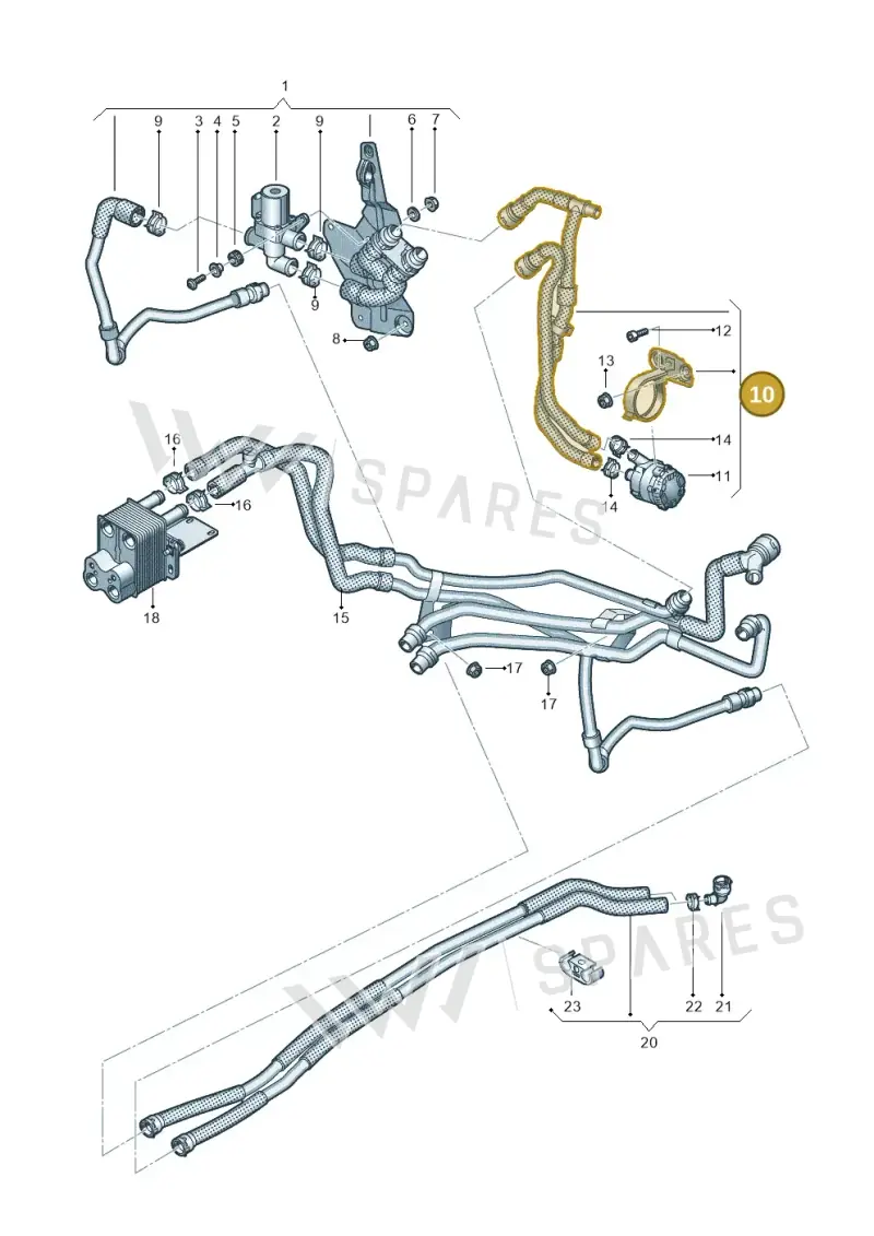5WA820499 — Skoda Octavia (2019-2024) diagram 746819970, position 10