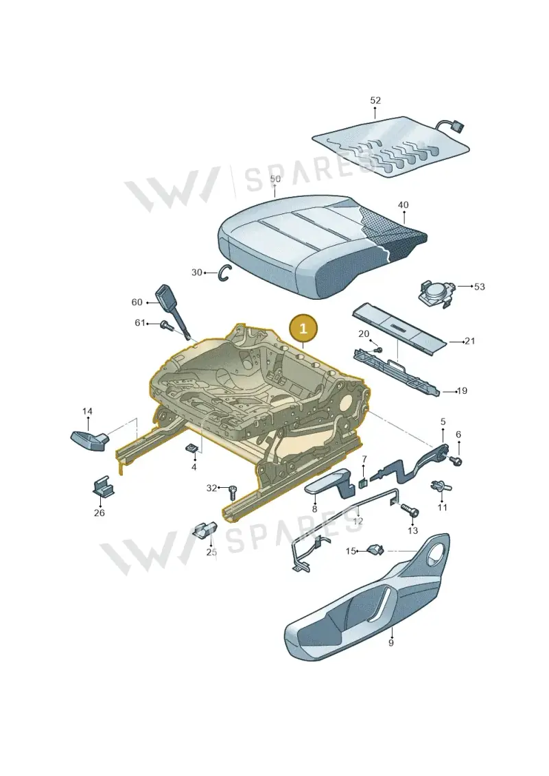 5WA881106B — Skoda Fabia (2021-) diagram 6vn881001, position 1