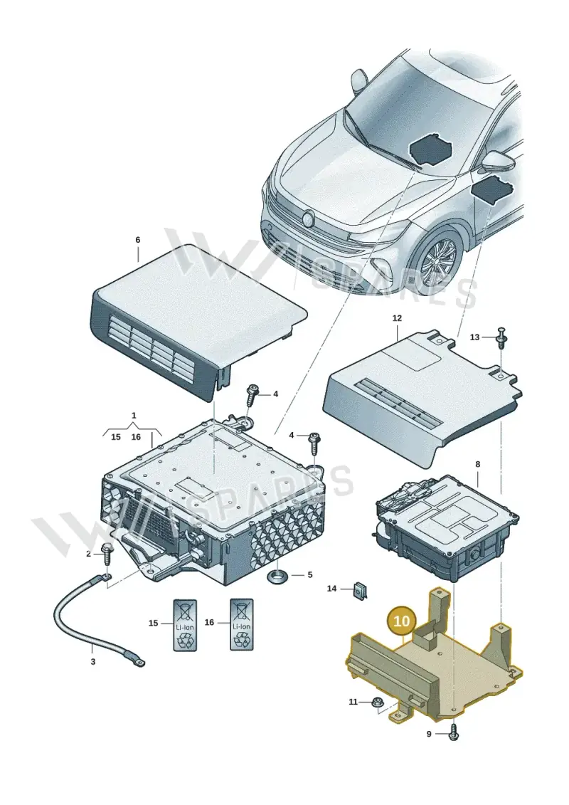 5WA907332 — Skoda Kodiaq (2024-) diagram 57x915050, position 10