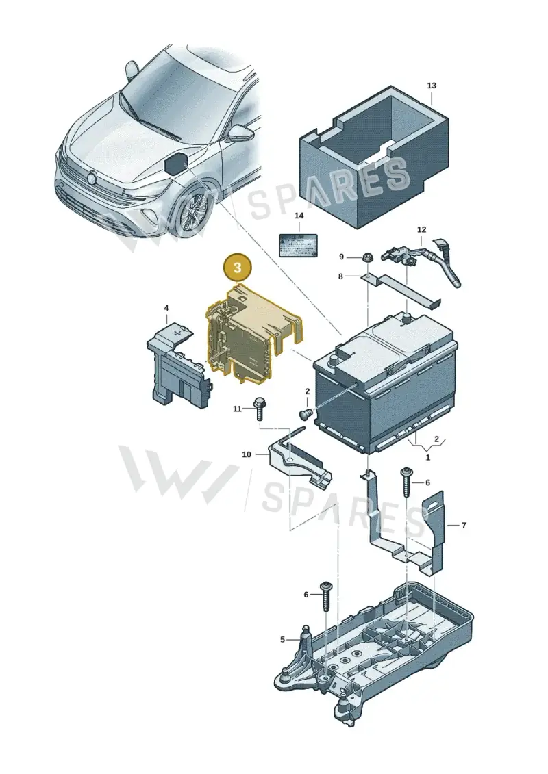 5WA915345A — Skoda Kodiaq (2024-) diagram 57x915000, position 3
