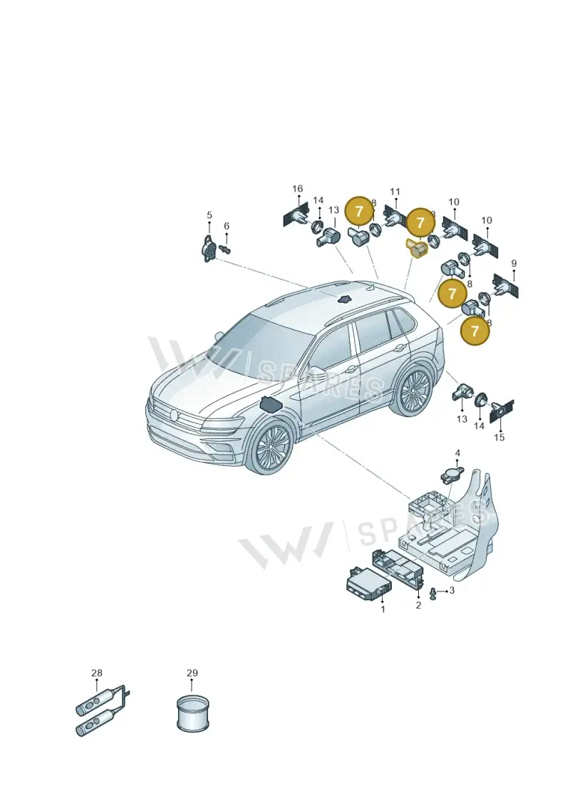 5WA919275 — Skoda Enyaq (2020-) diagram 804919550, position 7