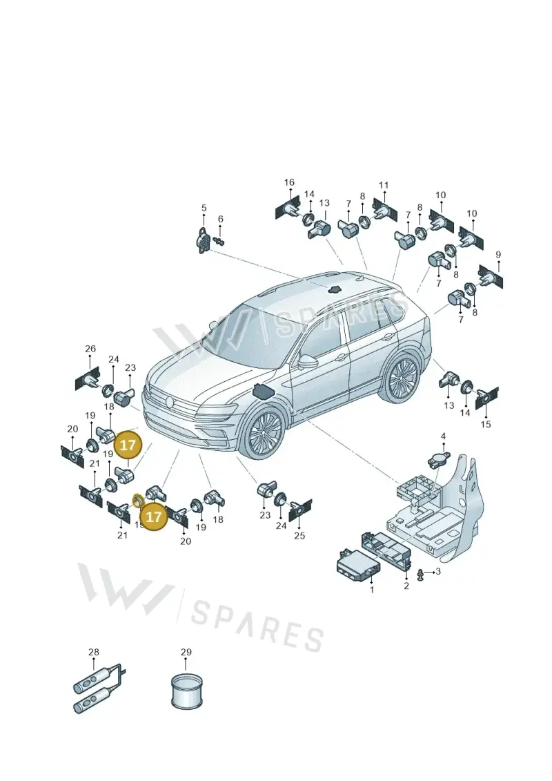 5WA919275A — Skoda Enyaq (2020-) diagram 804919500, position 17