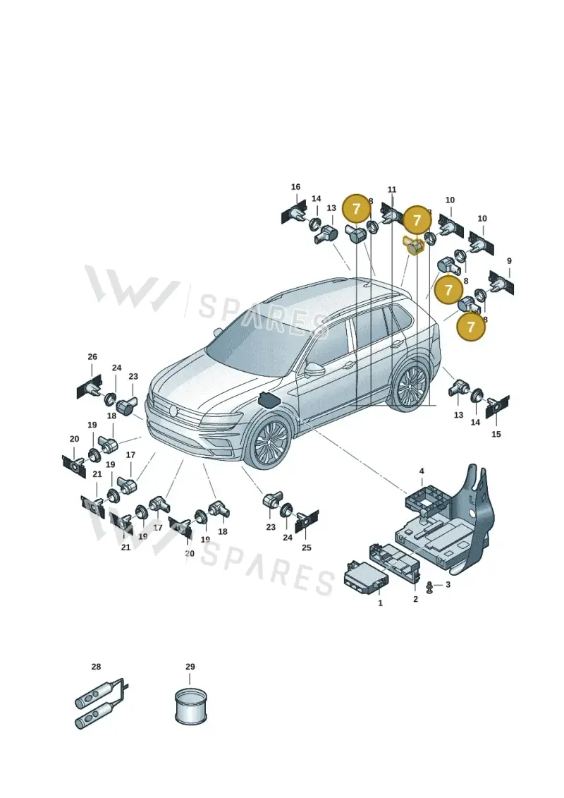5WA919275 — Skoda Kodiaq (2024-) diagram 57h919000, position 7