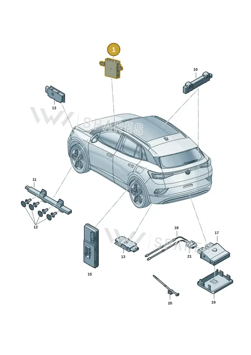 5WA959436Q — Skoda Enyaq (2020-) diagram 50a909000, position 1