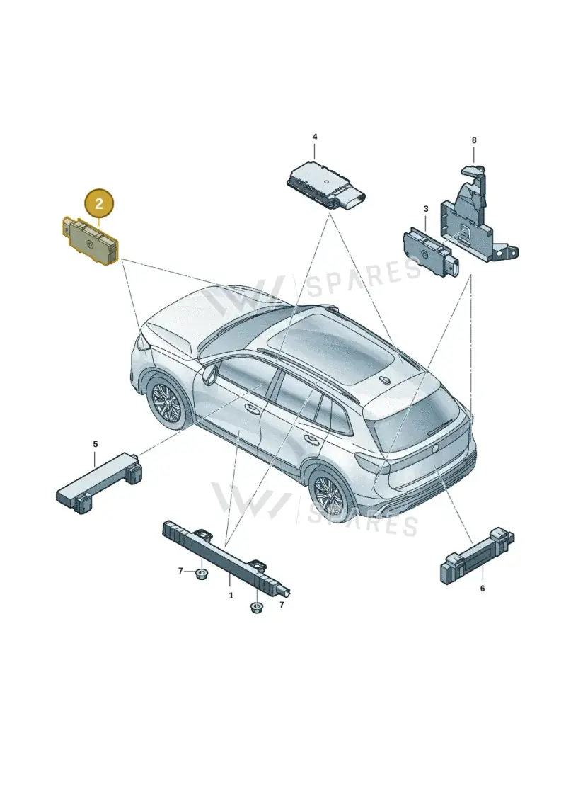 5WA962133E — Skoda Kodiaq (2024-) diagram 57x909400, position 2