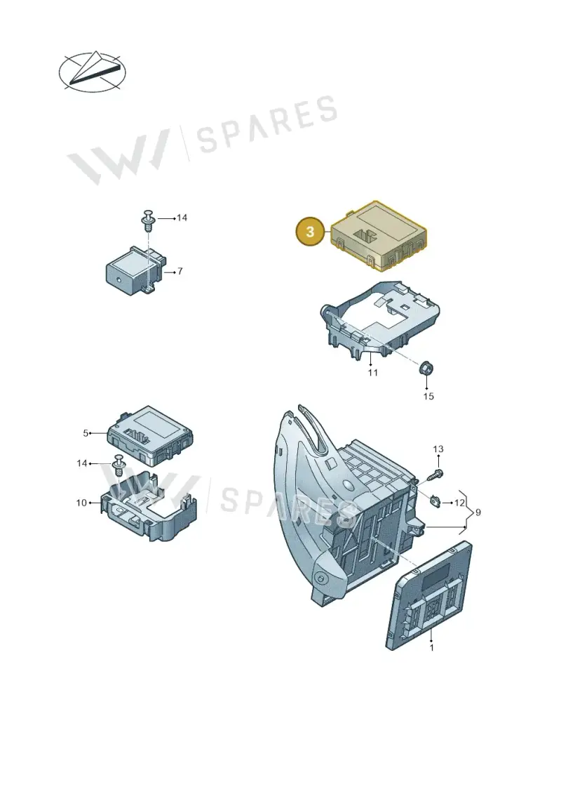 5WB907530D — Skoda Octavia (2019-2024) diagram 793937520, position 3