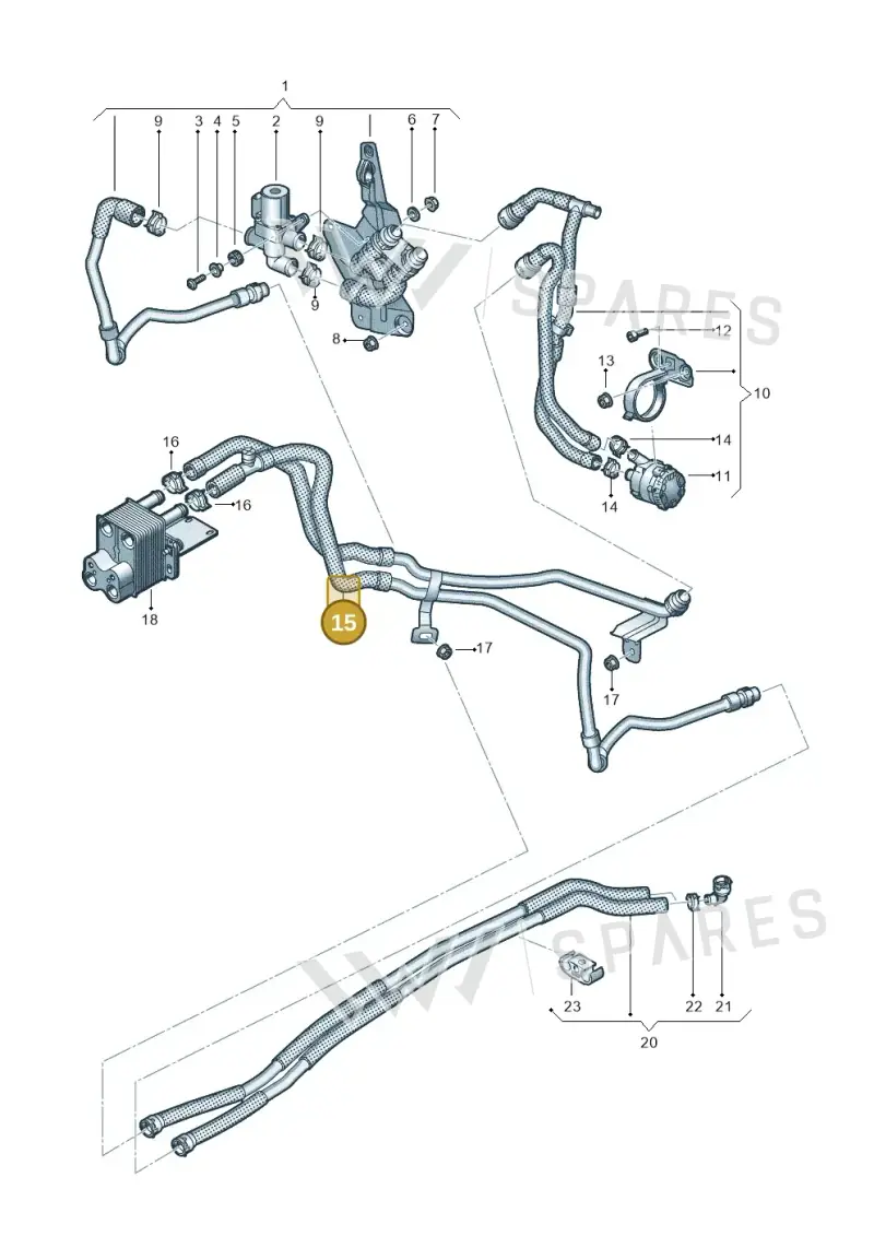 5WC819885 — Skoda Superb Combi (2015-2024) diagram 746819950, position 15