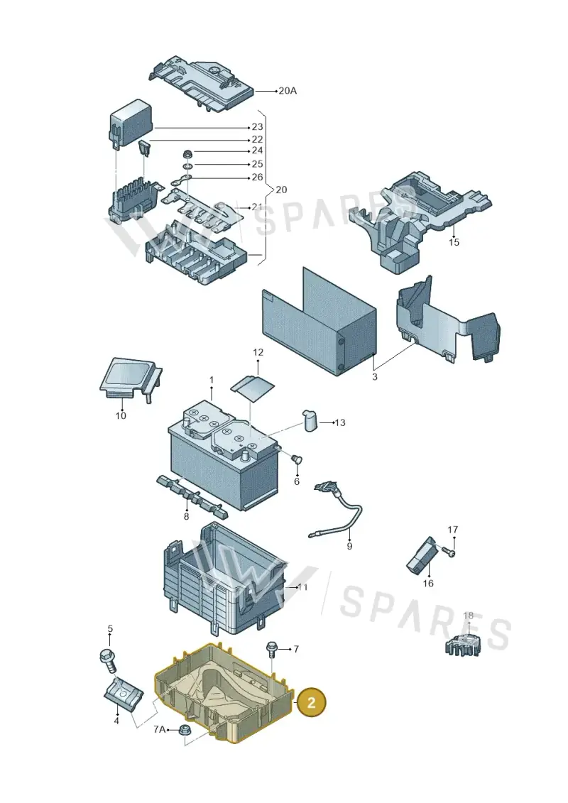 5Z0915331B — Skoda Rapid (2012-2022) diagram 740915000, position 2