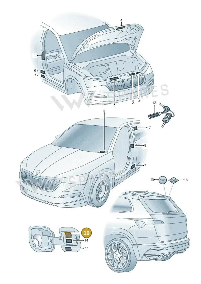 654010000AP — Skoda Kamiq (2019-2020) diagram 584010000, position 10
