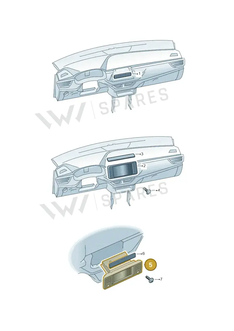 654035869AIZY — Skoda Kamiq (2019-2020) diagram 584035000, position 5