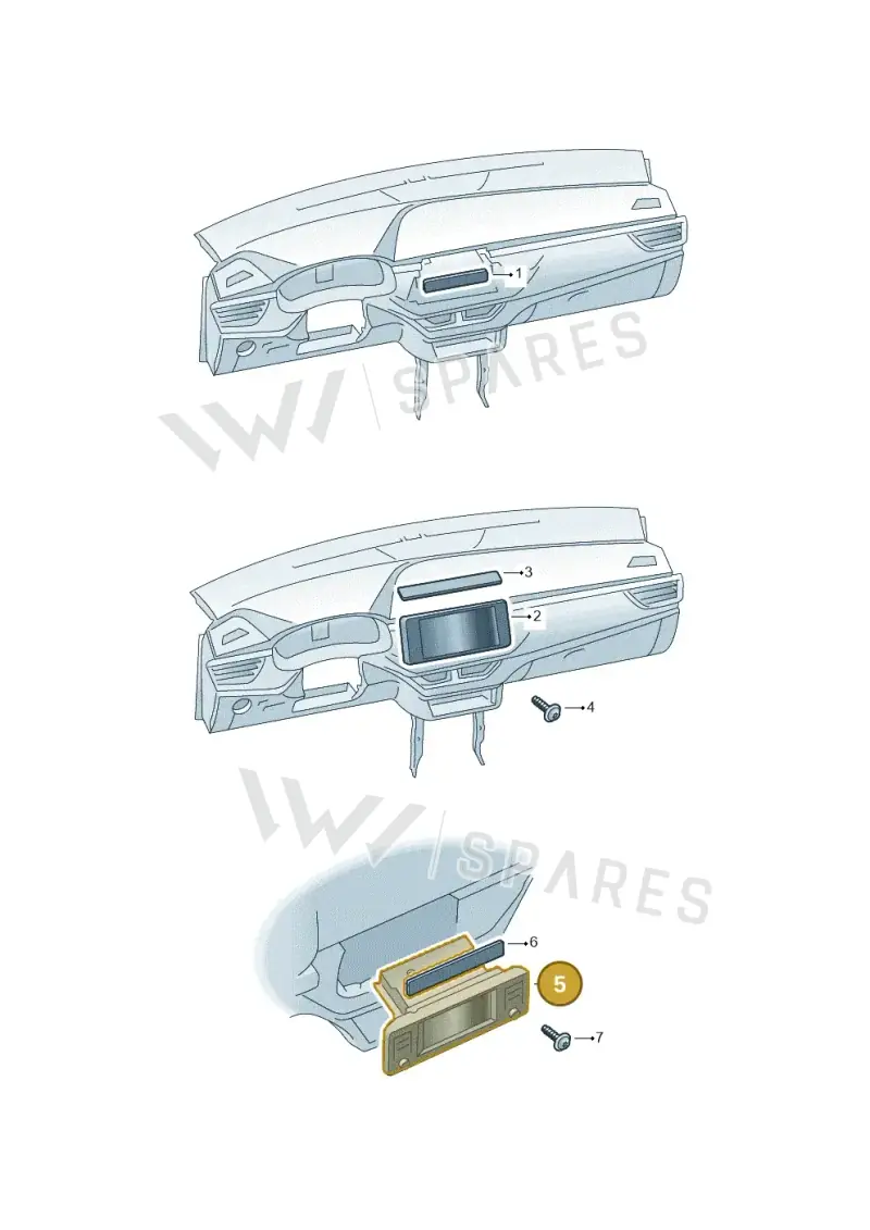 654035869EIZY — Skoda Fabia (2021-2022) diagram 584035000, position 5