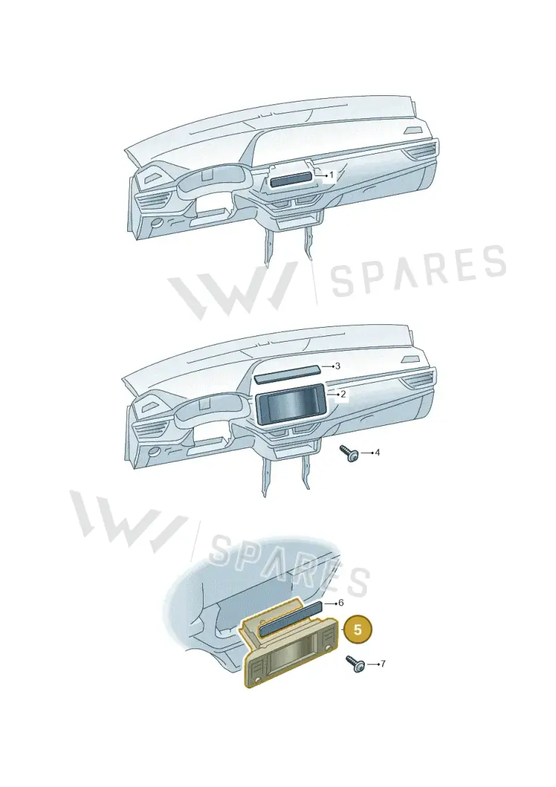 654035869FIZY — Skoda Fabia (2021-2022) diagram 584035000, position 5