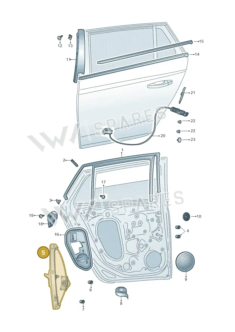 654839461 — Skoda Kamiq (2019-2020) diagram 584839060, position 5