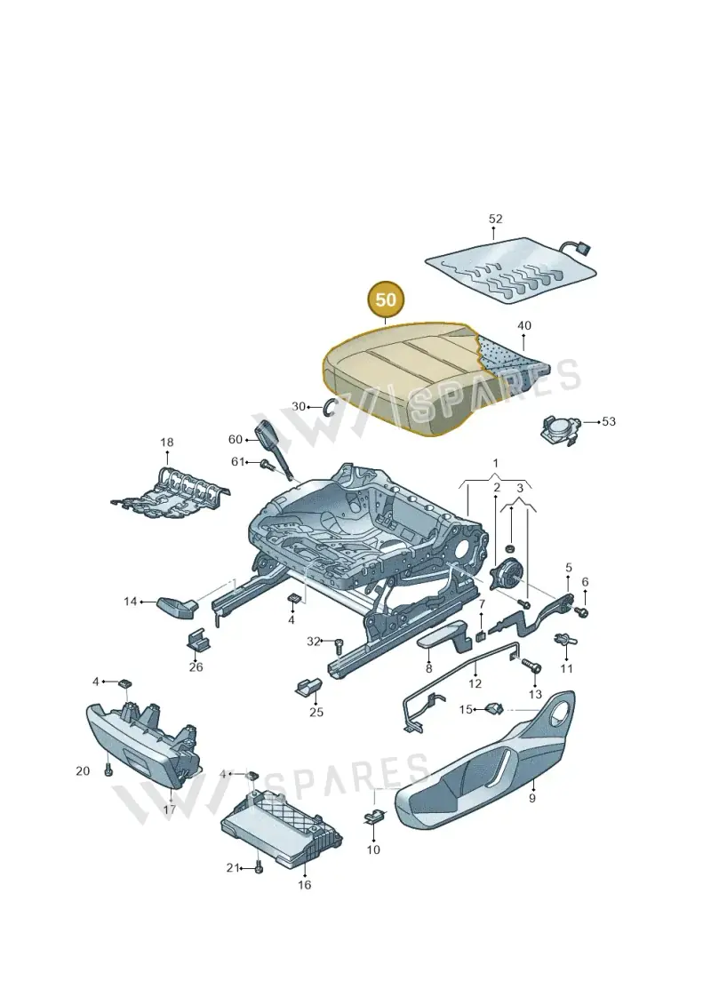 654881405DASYX — Skoda Kamiq (2019-2020) diagram 837881000, position 50