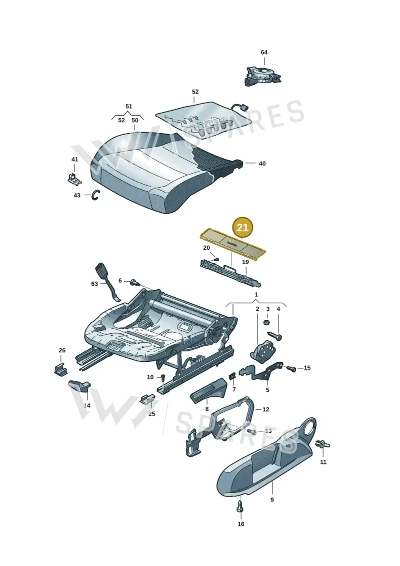 654881955BWR9 — Skoda Enyaq (2020-) diagram 10a881000, position 21