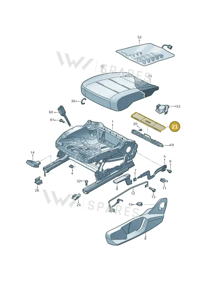 654881955BWR9 — Skoda Fabia (2021-) diagram 6vn881001, position 21