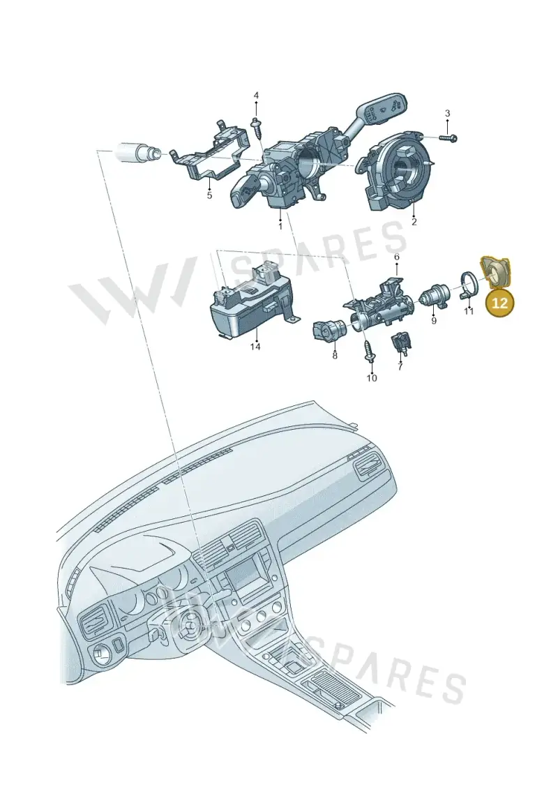 6549058699B9 — Skoda Fabia (2021-2022) diagram 584905070, position 12