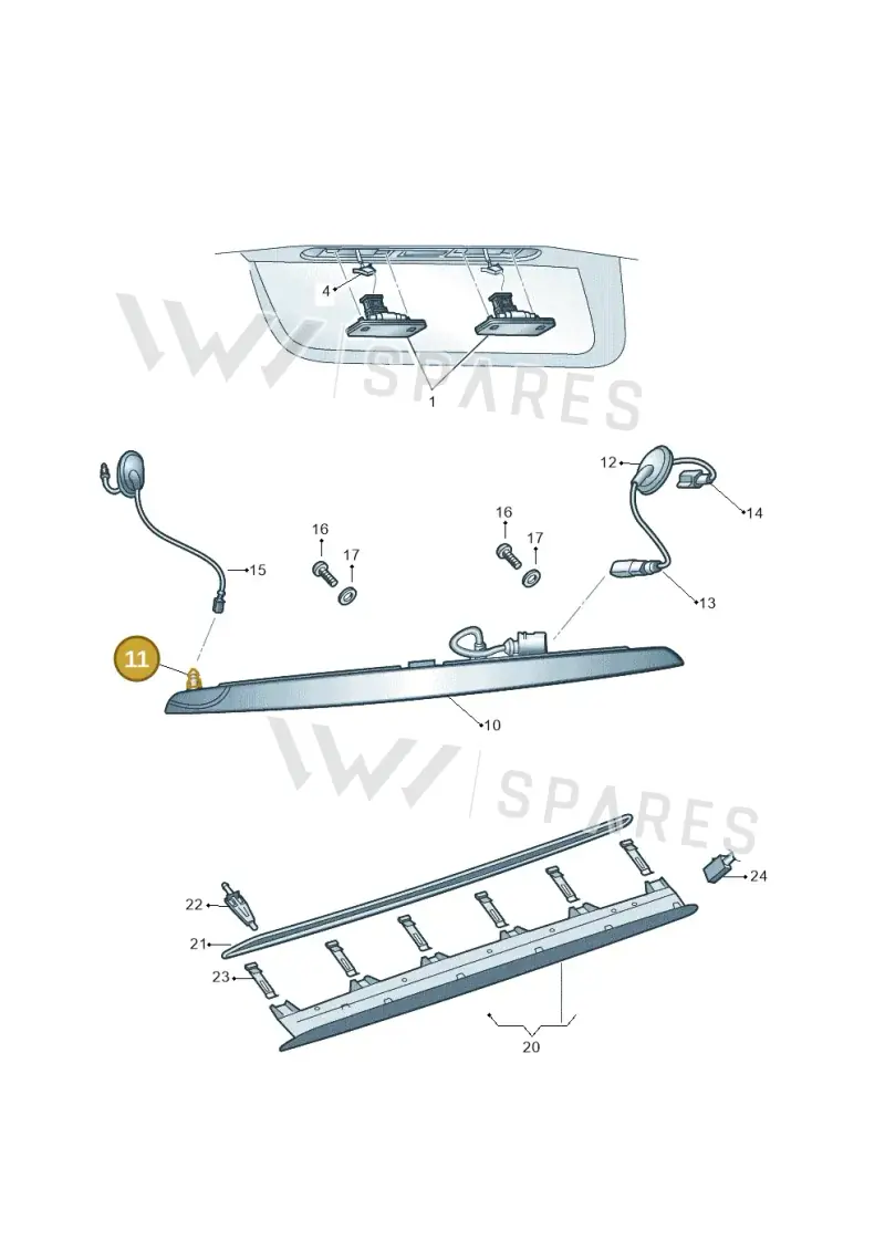 654955993 — Skoda Kamiq (2019-2020) diagram 584943000, position 11