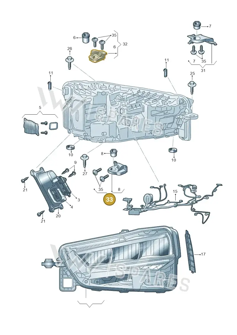 655998225 — Skoda Kamiq (2019-2020) diagram 584941100, position 33