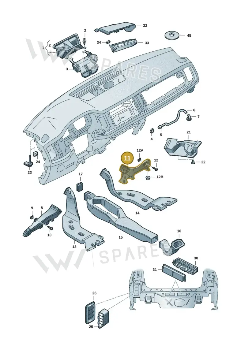 656819152 — Skoda Fabia (2021-2022) diagram 6vn819010, position 11